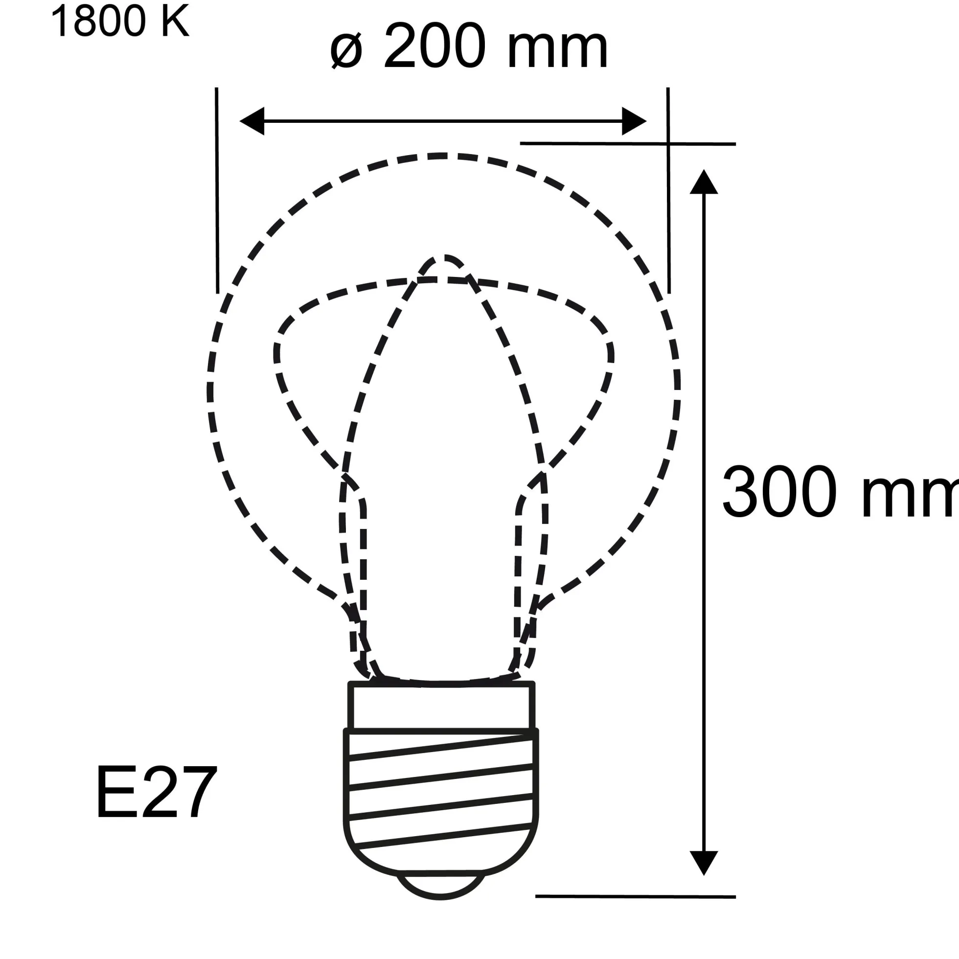 1879 Filament 230V - LED BigGlobe E27