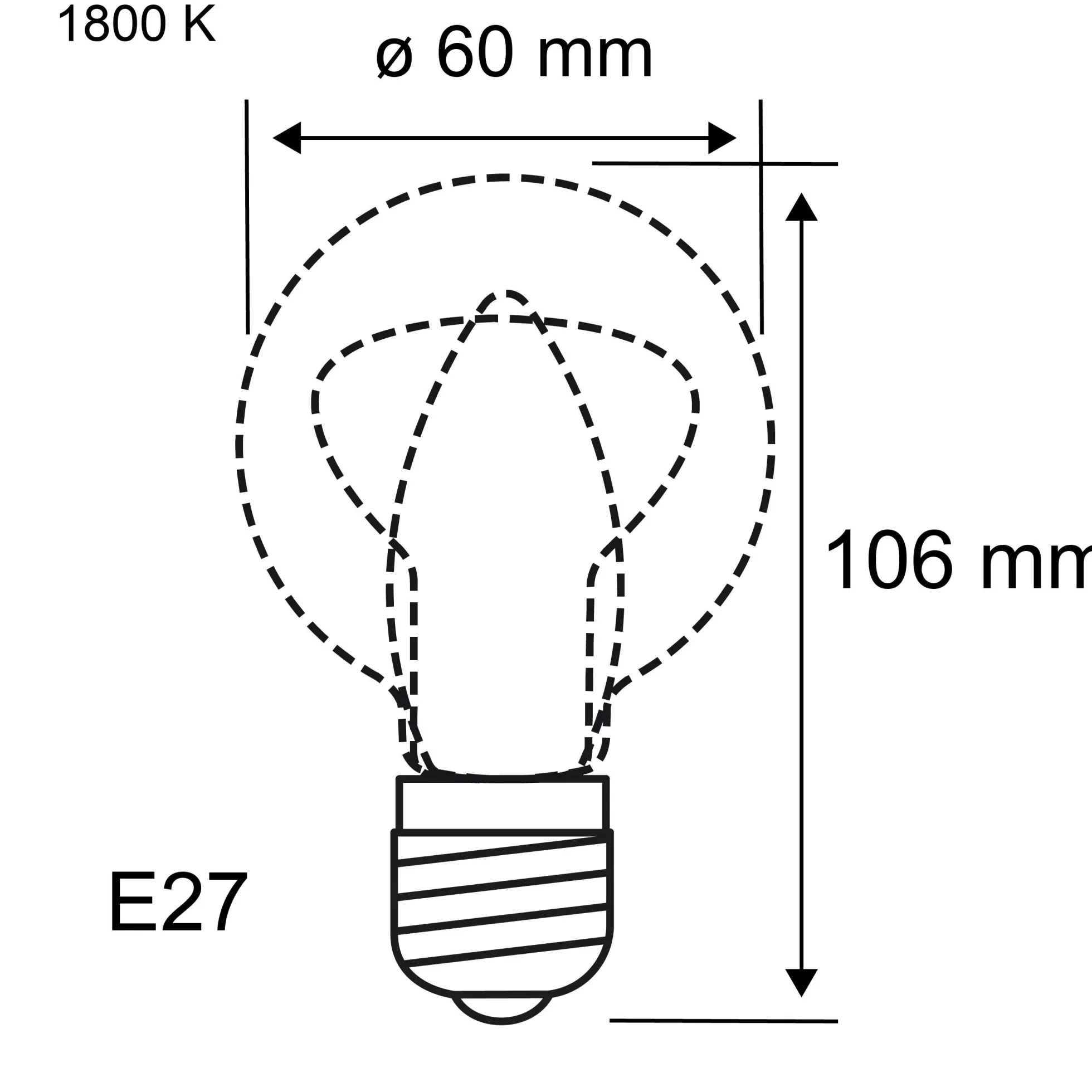 1879 Filament 230V - LED Birne E27