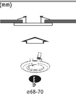 Adapter - Einbauleuchten-Einbauadapter Ø 130 mm