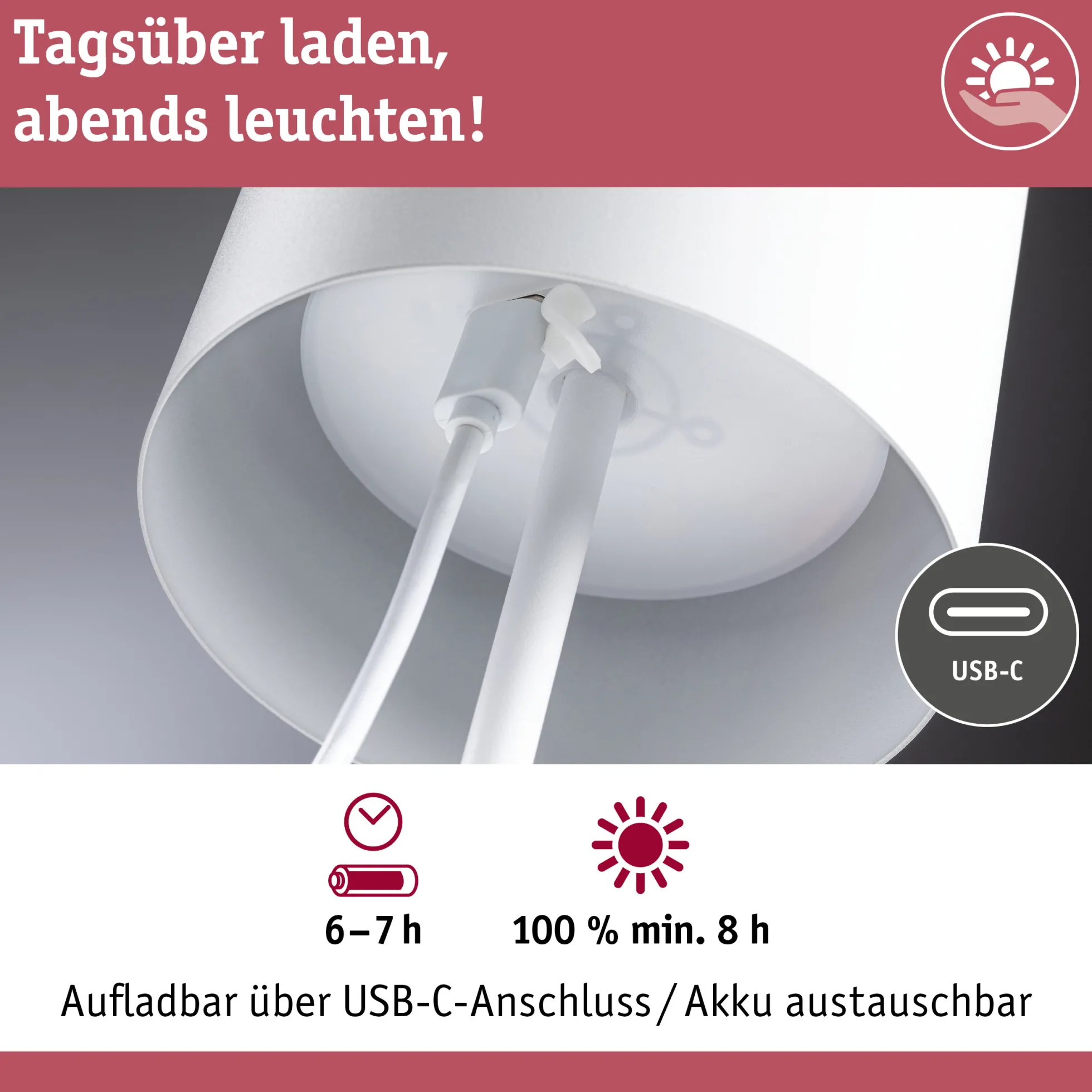 Akkuleuchte - Tuni