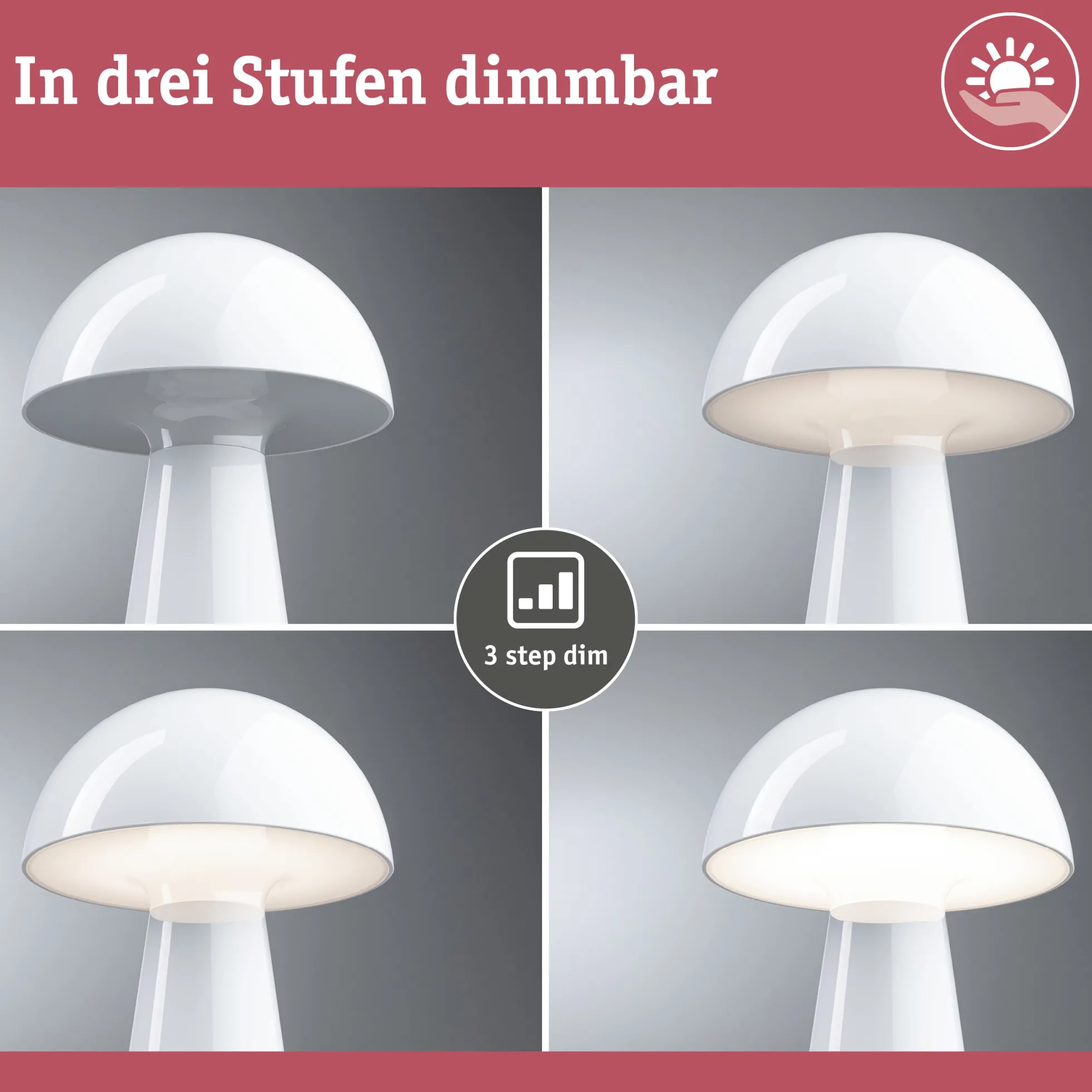 Akkuleuchte 3-Step-Dim - Onzo