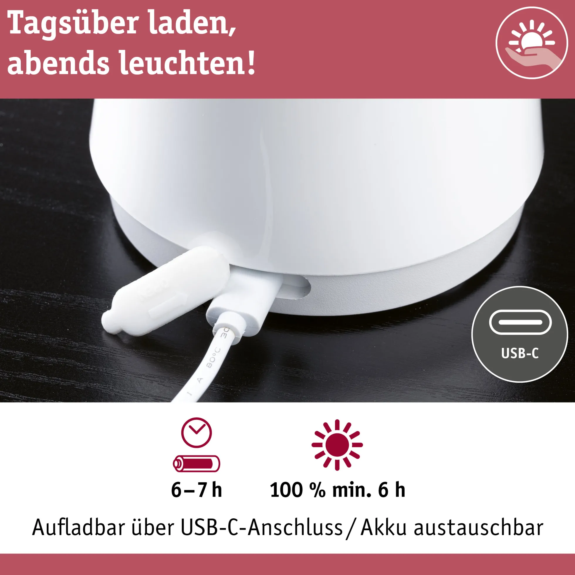 Akkuleuchte 3-Step-Dim - Onzo