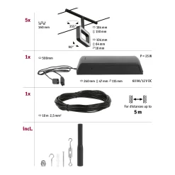 CorDuo LED Seilsystem - Frame Basisset