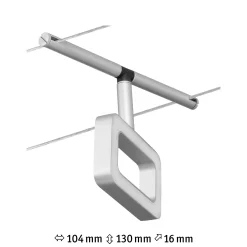 CorDuo LED Seilsystem - Frame Einzelspot