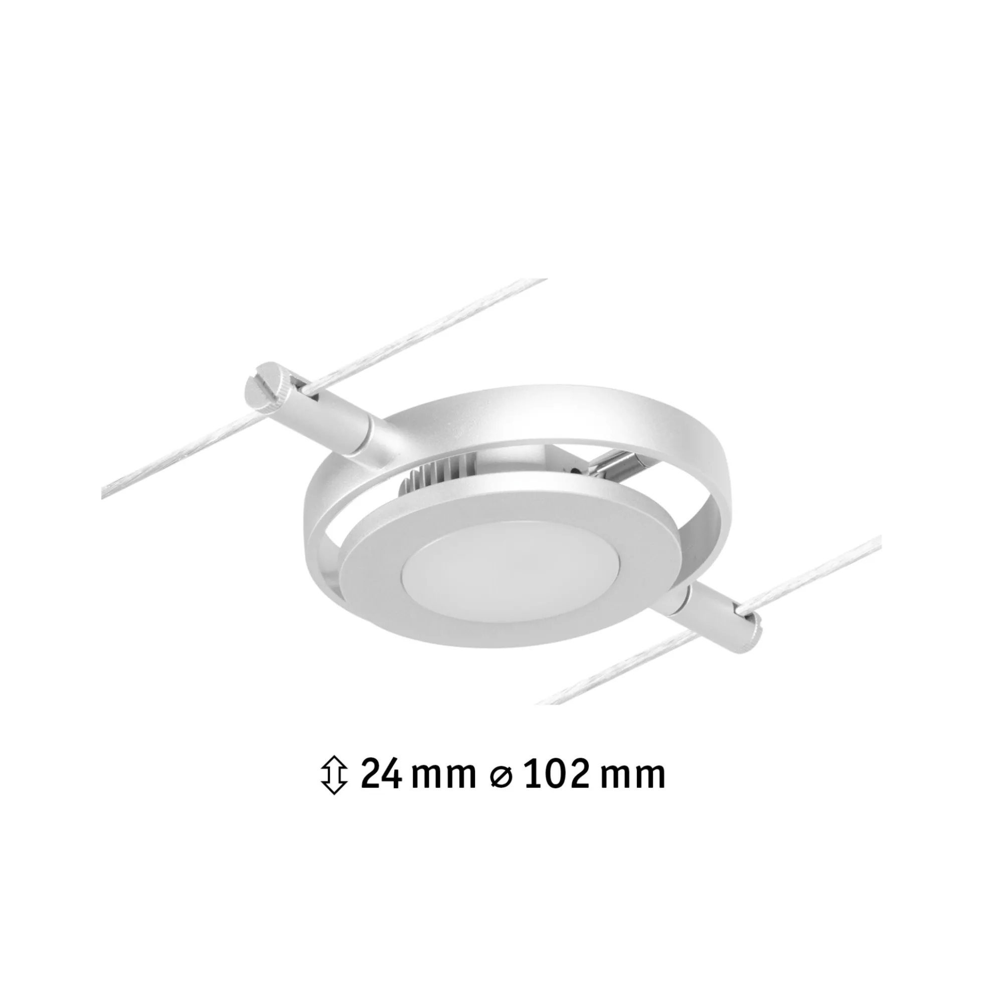 CorDuo LED Seilsystem - RoundMac Einzelspot
