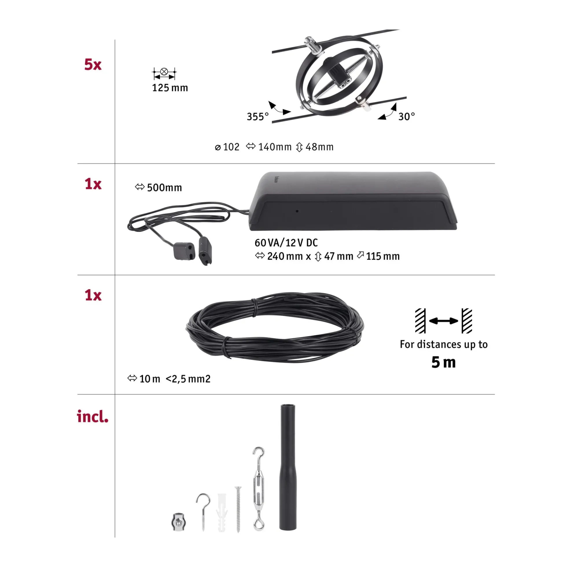 CorDuo Seilsystem - Cardan Basisset