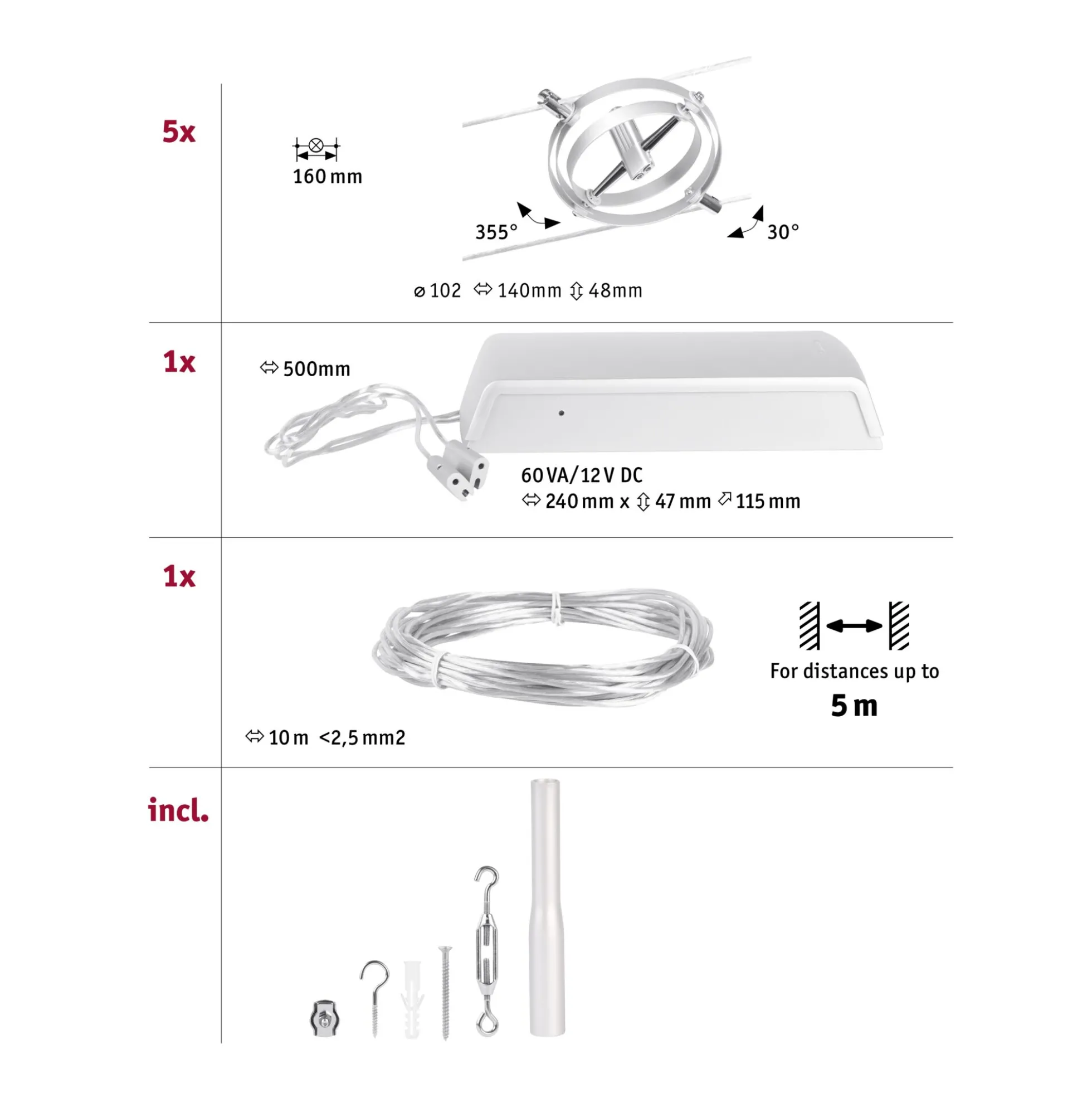 CorDuo Seilsystem - Cardan Basisset
