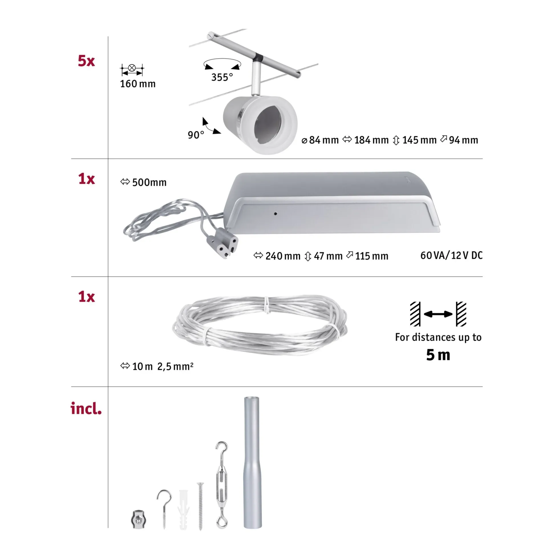 CorDuo Seilsystem - Cone Basisset