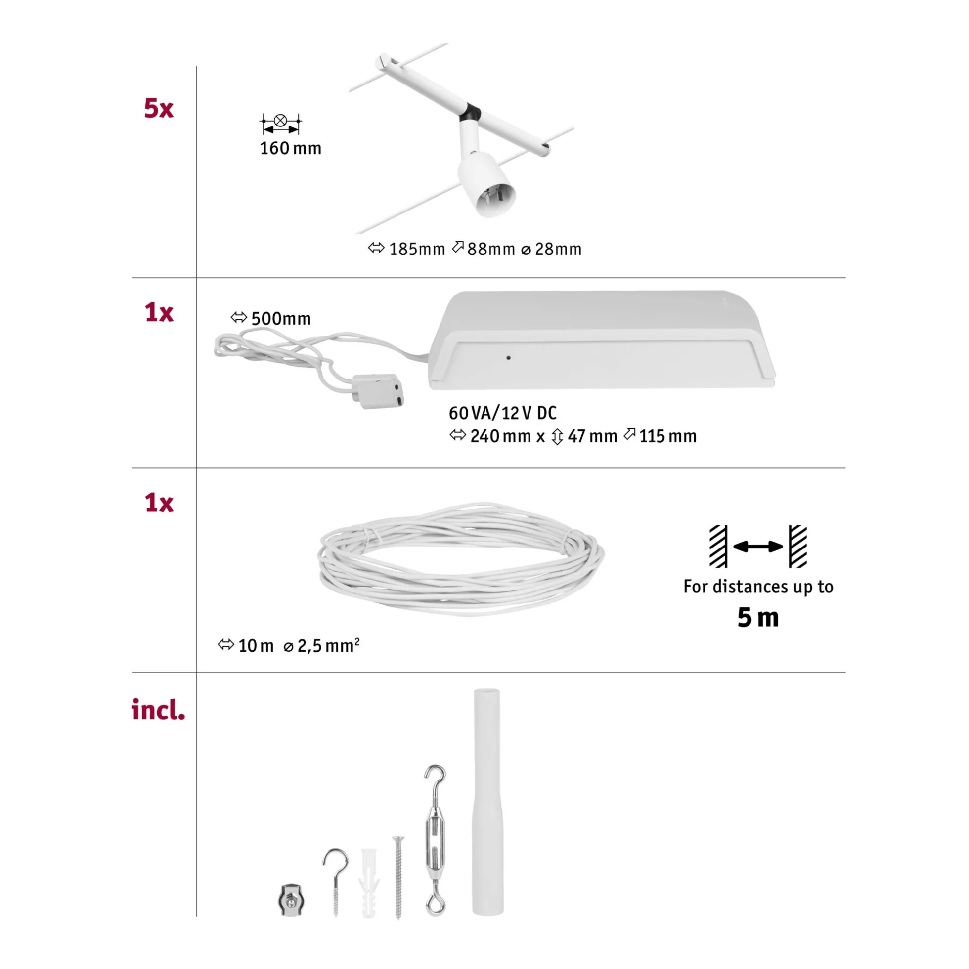 CorDuo Seilsystem - Salt Basisset