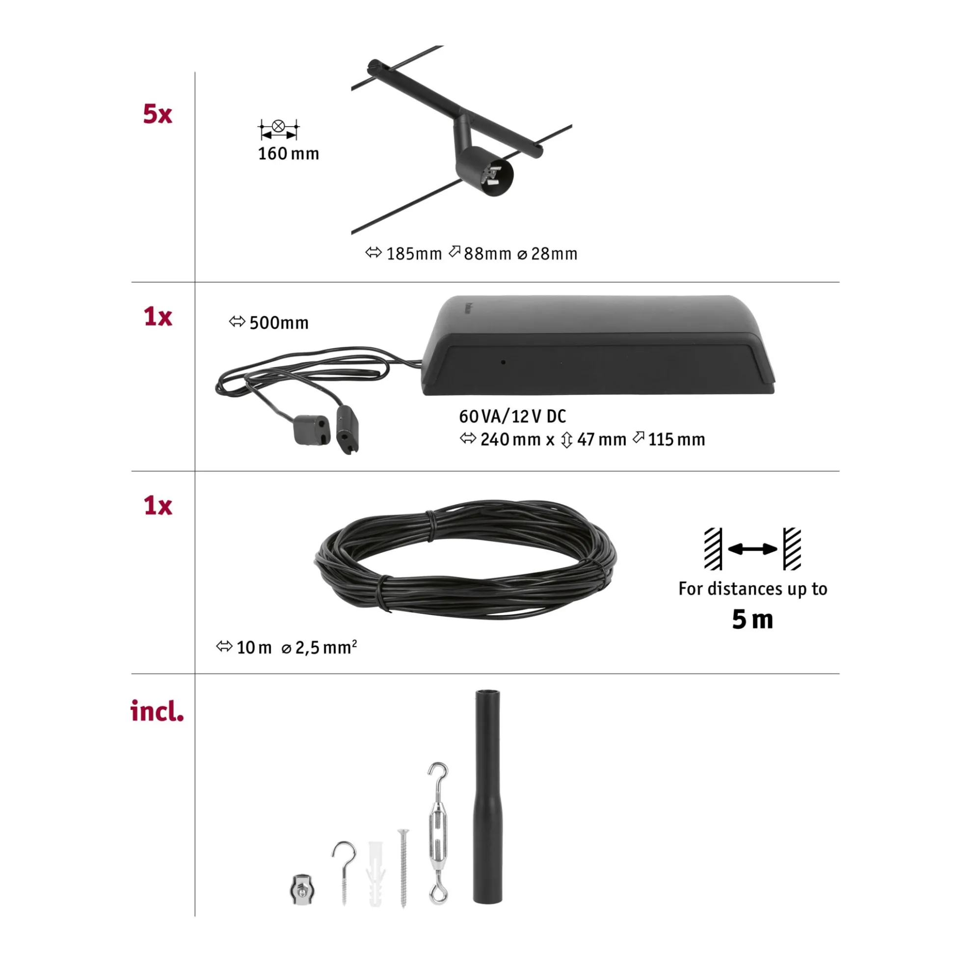 CorDuo Seilsystem - Salt Basisset