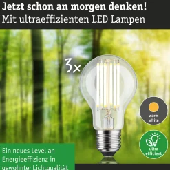 Efficient-Line Filament 230V - LED Birne 3er-Set