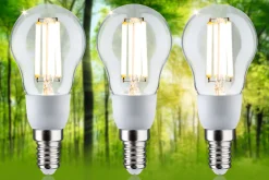 Efficient-Line Filament 230V - LED Tropfen 3er-Set 100mm