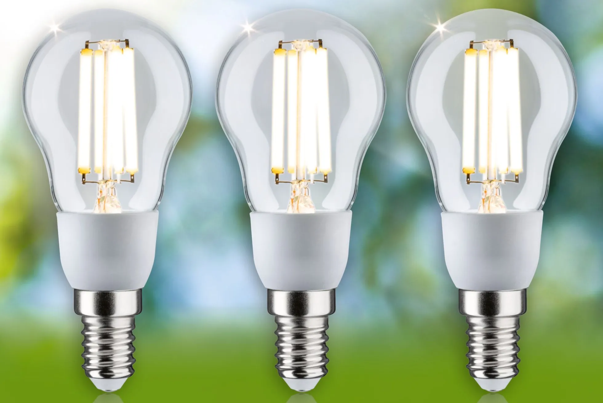 Efficient-Line Filament 230V - LED Tropfen 3er-Set 100mm