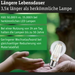 Efficient-Line Filament 230V - LED Birne Einzelleuchte