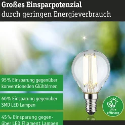 Efficient-Line Filament 230V - LED Tropfen 78mm