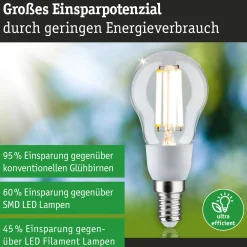 Efficient-Line Filament 230V - LED Tropfen 1er-Set 100mm