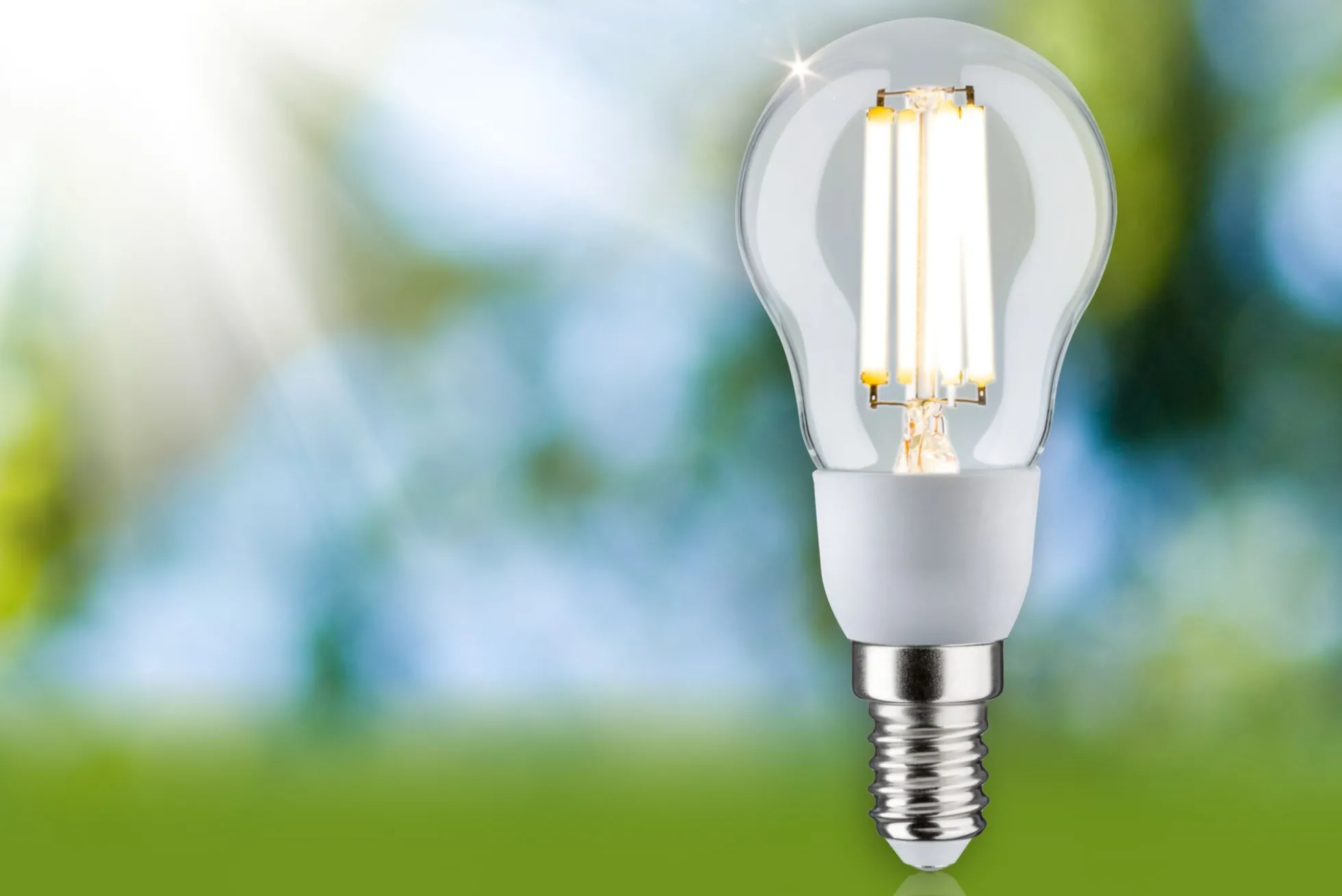 Efficient-Line Filament 230V - LED Tropfen 1er-Set 100mm
