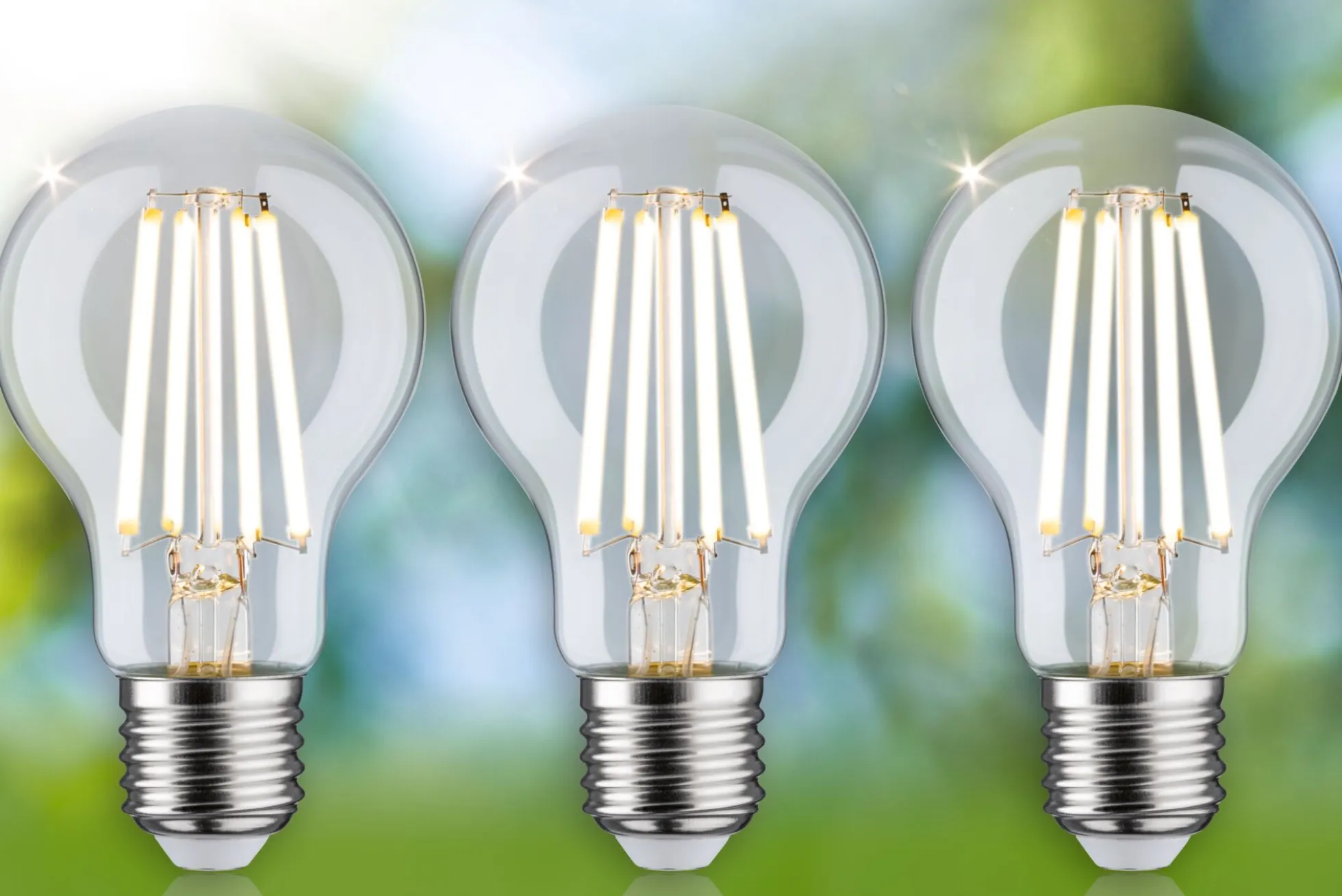 Efficient-Line Filament 230V - LED Birne 3er-Set