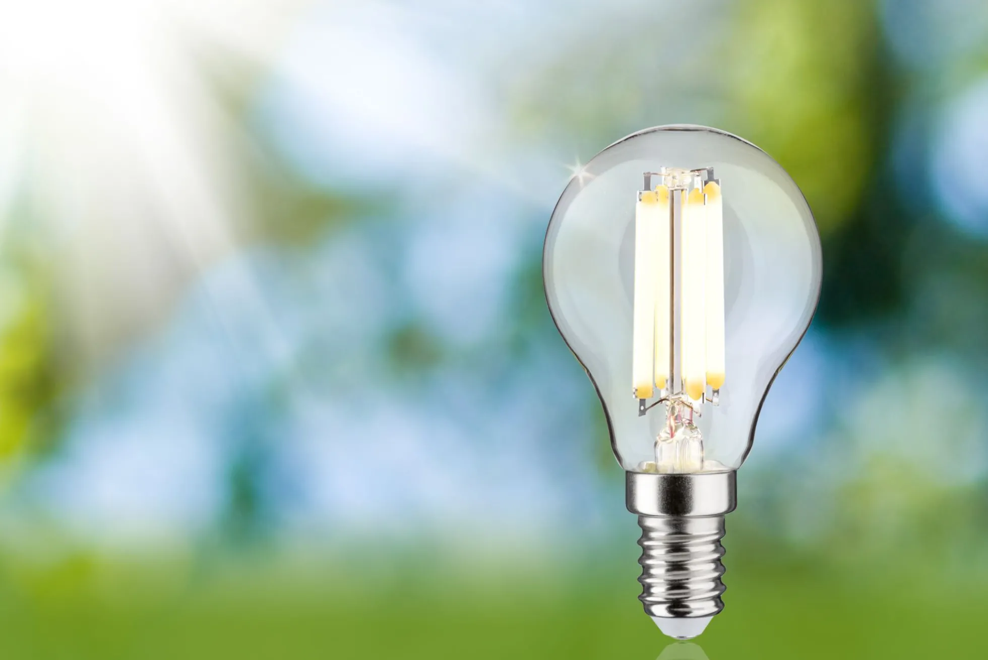 Efficient-Line Filament 230V - LED Tropfen 1er-Set 82mm