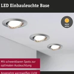 Einbauleuchte - Base Basisset schwenkbar