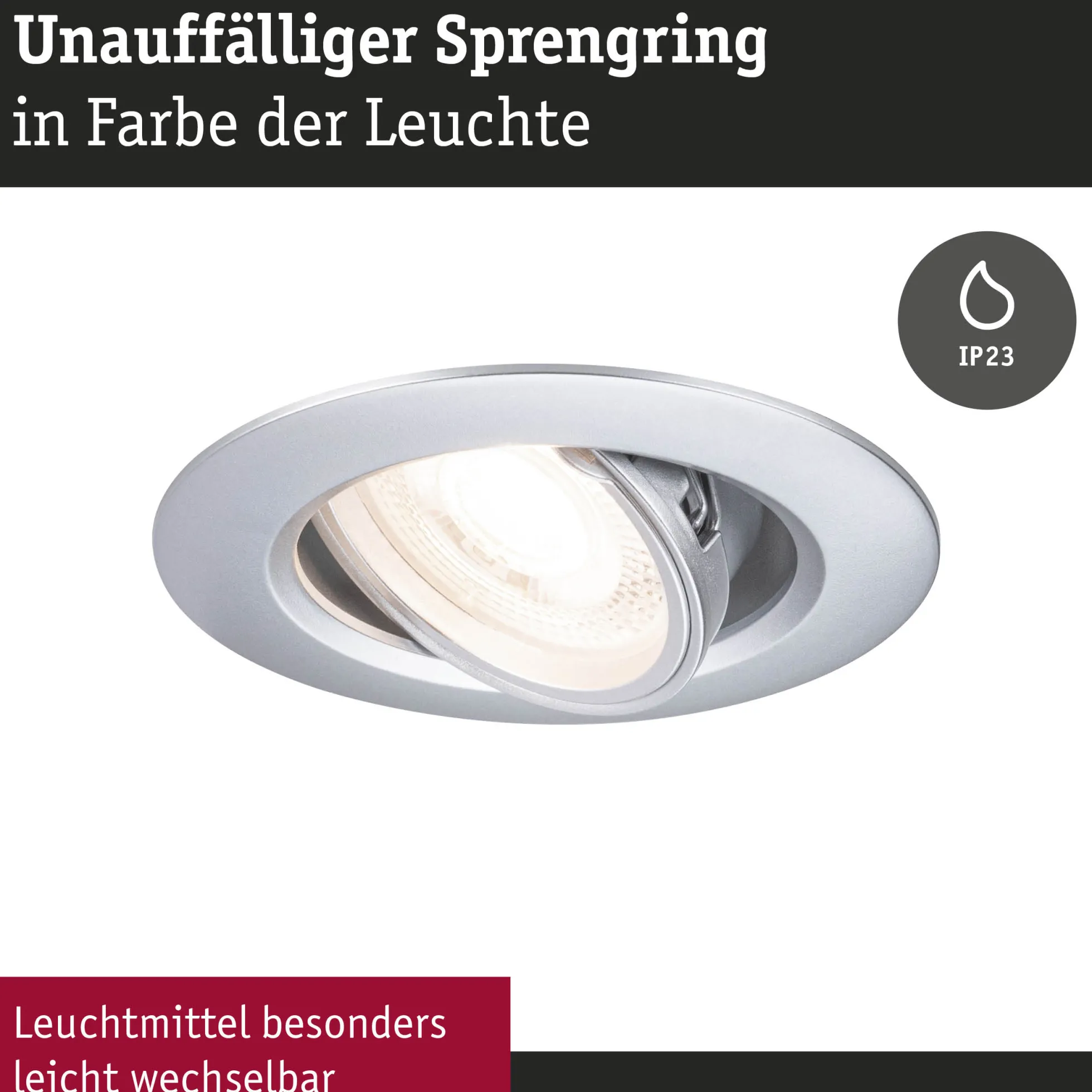 Einbauleuchte - 10er-Set schwenkbar