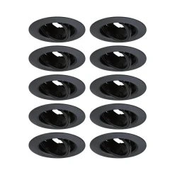 Einbauleuchte - 10er-Set schwenkbar