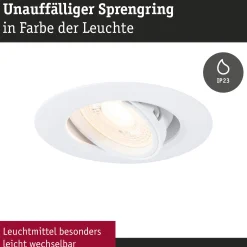 Einbauleuchte - 3er-Set schwenkbar