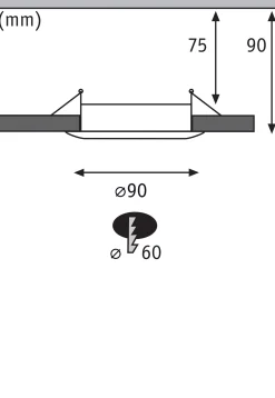 Einbauleuchte - 10er-Set starr