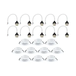 Einbauleuchte - 10er-Set starr