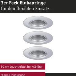Einbauleuchte - 3er-Set starr