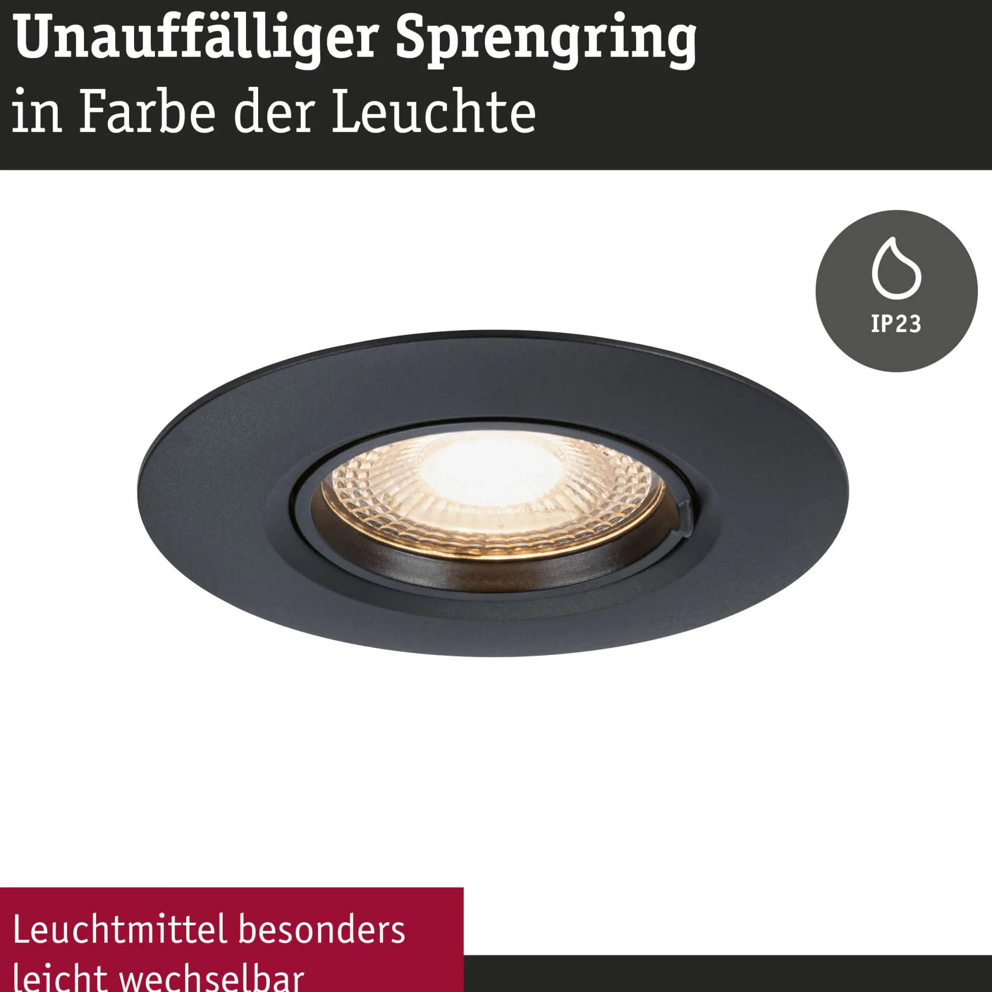 Einbauleuchte - 10er-Set starr