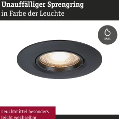 Einbauleuchte - 3er-Set starr