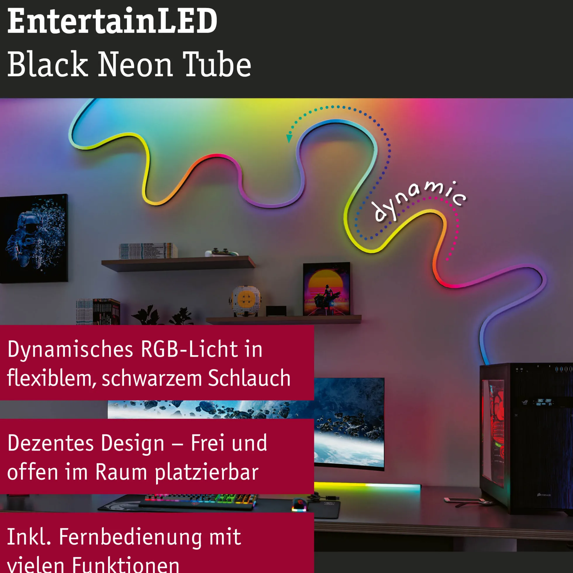 EntertainLED LED Schlauch - Black Neon
