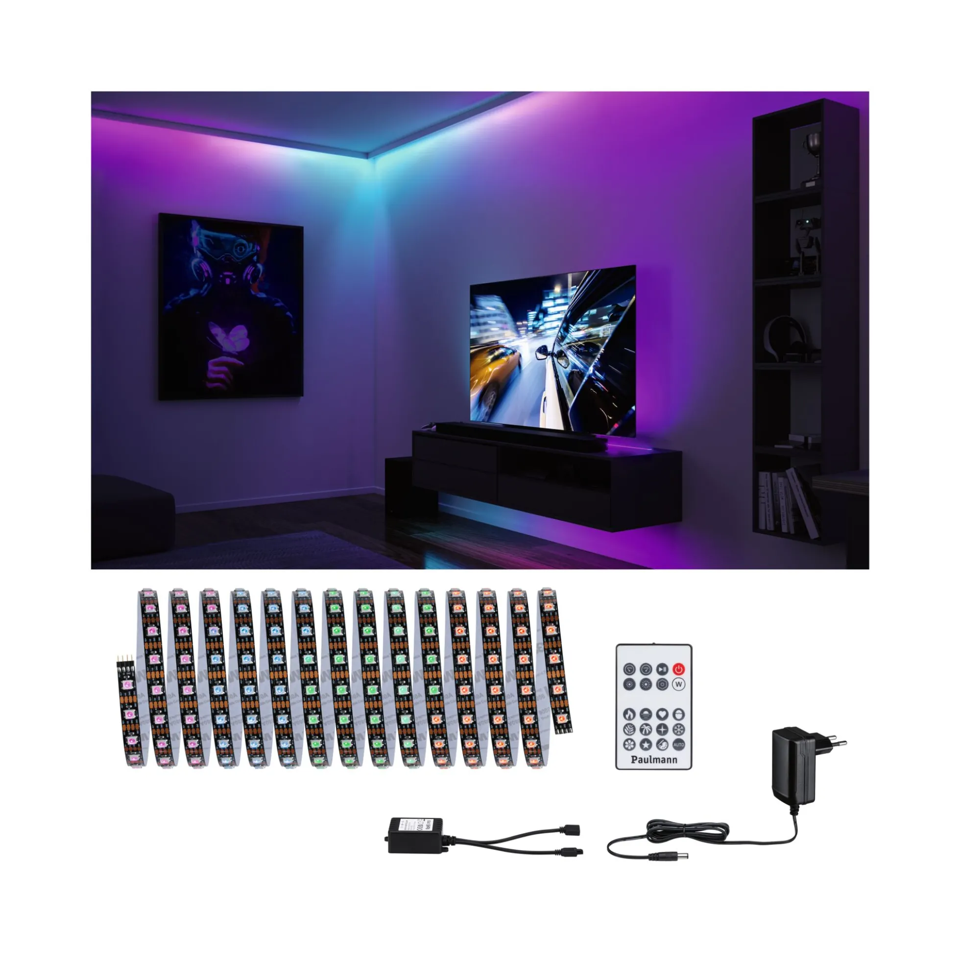 EntertainLED LED Stripe - Dynamic RGB Komplettset