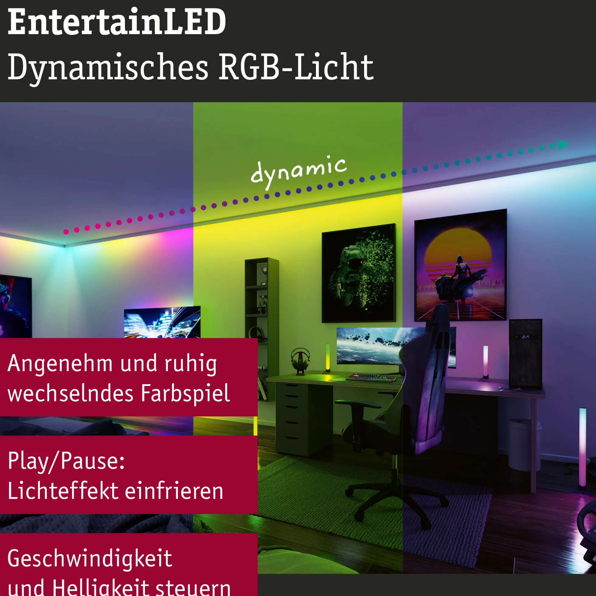EntertainLED LED Stripe - Dynamic RGB Komplettset