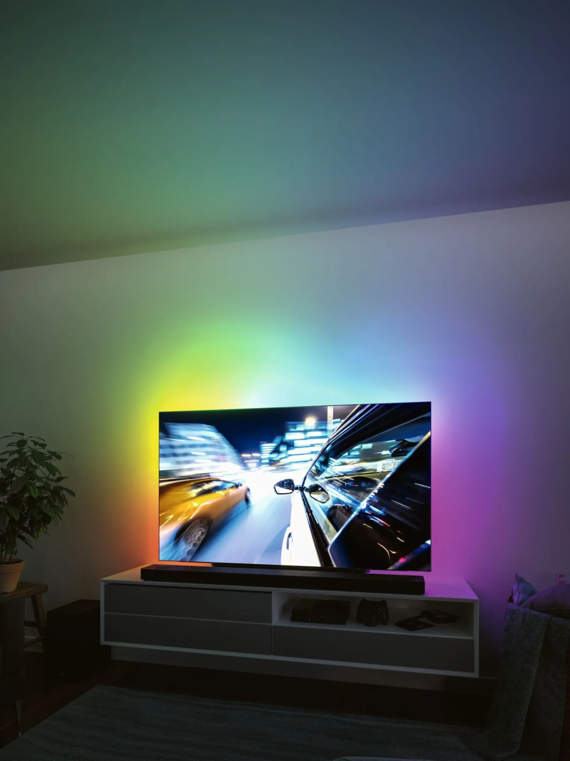 EntertainLED USB LED Strip - TV-Beleuchtung 75 Zoll