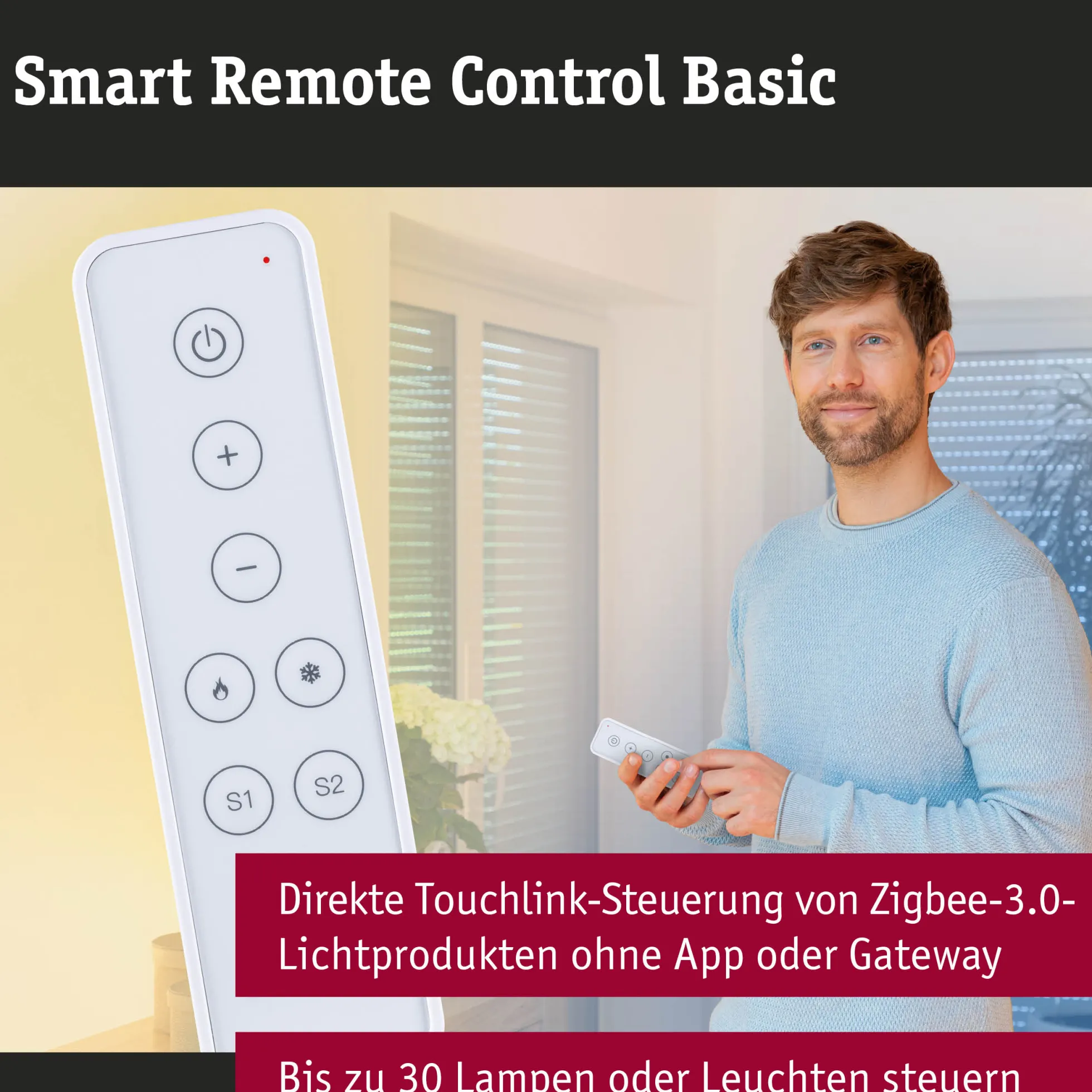 Fernbedienung Smart Home Zigbee 3.0 - Fernbedienung Smart Home Zigbee 3.0 Weiß