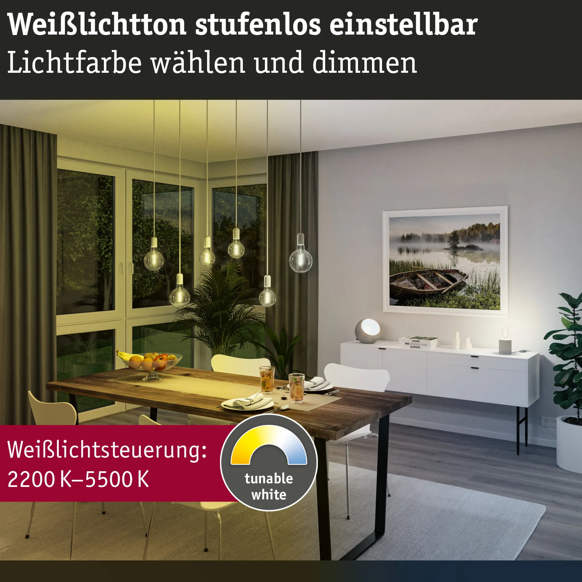 Filament 230V Smart Home Zigbee 3.0 - LED Kolben ST64 E27