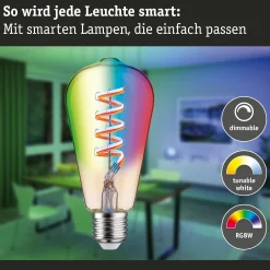 Filament 230V Smart Home Zigbee 3.0 - LED Kolben ST64 E27