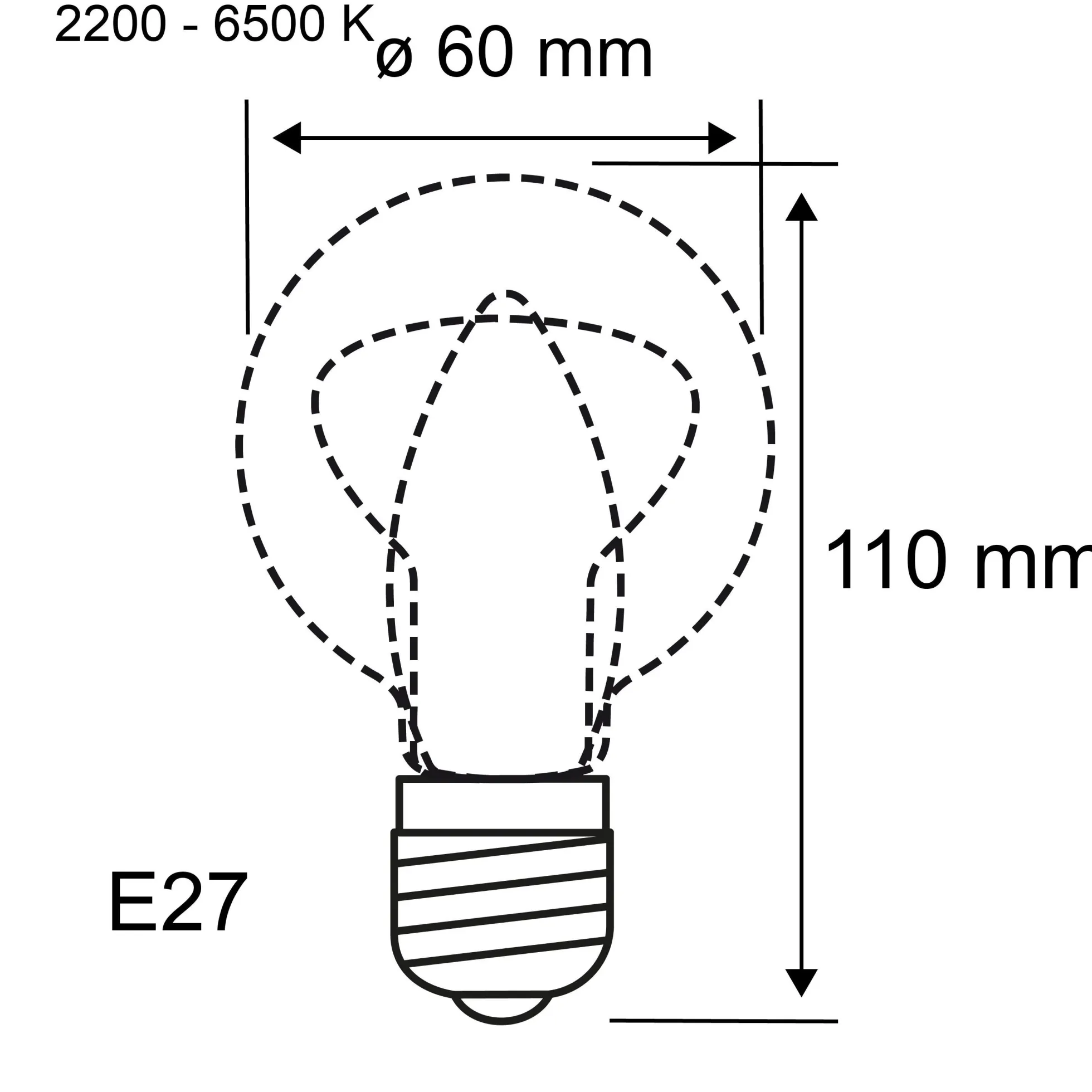 Filament 230V Smart Home Zigbee 3.0 - LED Birne E27