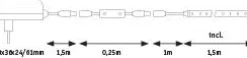 FlexLED LED Strip 3D - FlexLED LED Strip 3D 1,5m 5W 320lm/m 60 LEDs/m 3000K 6VA