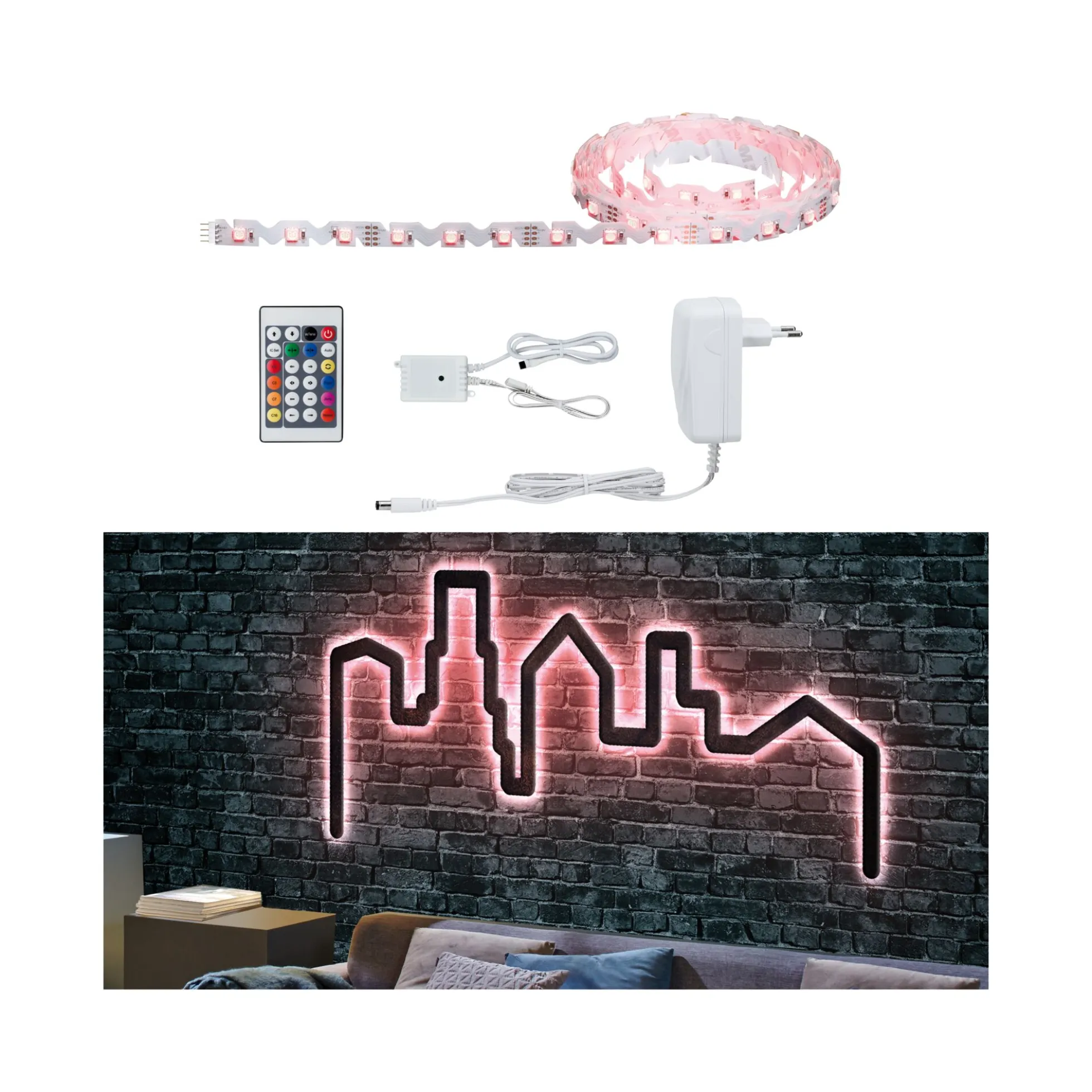 FlexLED LED Strip 3D - FlexLED LED Strip 3D 3m 19W 42 LEDs/m RGB 24VA