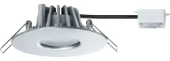 House Außeneinbauleuchte - House Außeneinbauleuchte IP44 rund 95mm 3000K 4,4W 410lm 230V Silber Metall/Acryl