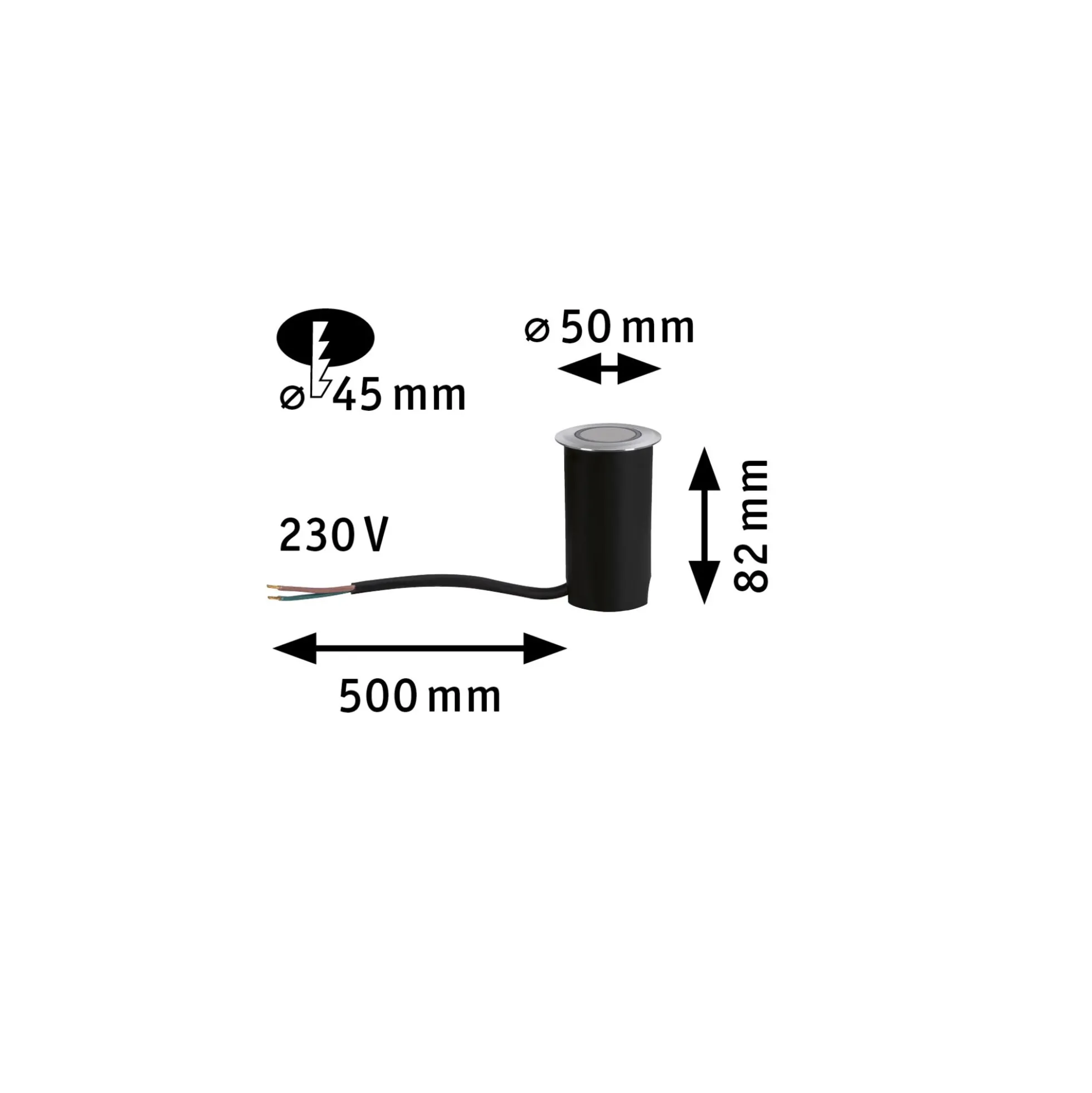 House LED Bodeneinbauleuchte - Warmweiß