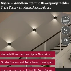 LED Akkuwandleuchte - Nyara