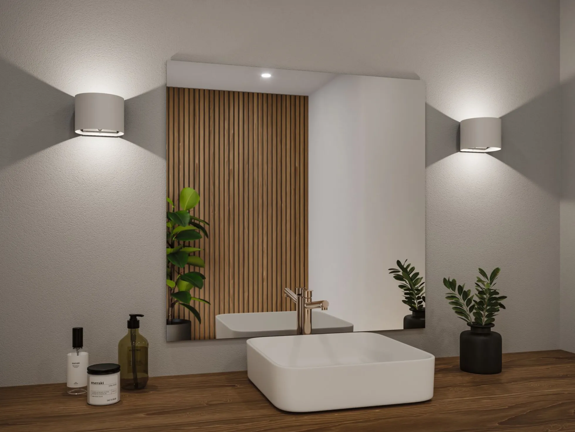 LED Akkuwandleuchte - Nyora