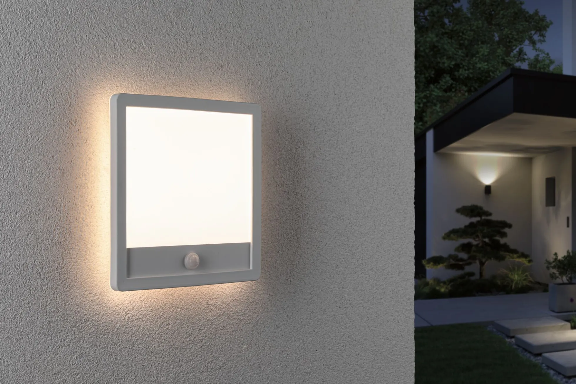 LED Außenpanel - Lamina Dämmerungsgesteuerter Bewegungsmelder (IR)