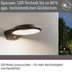 LED Außenwandleuchte - Anela