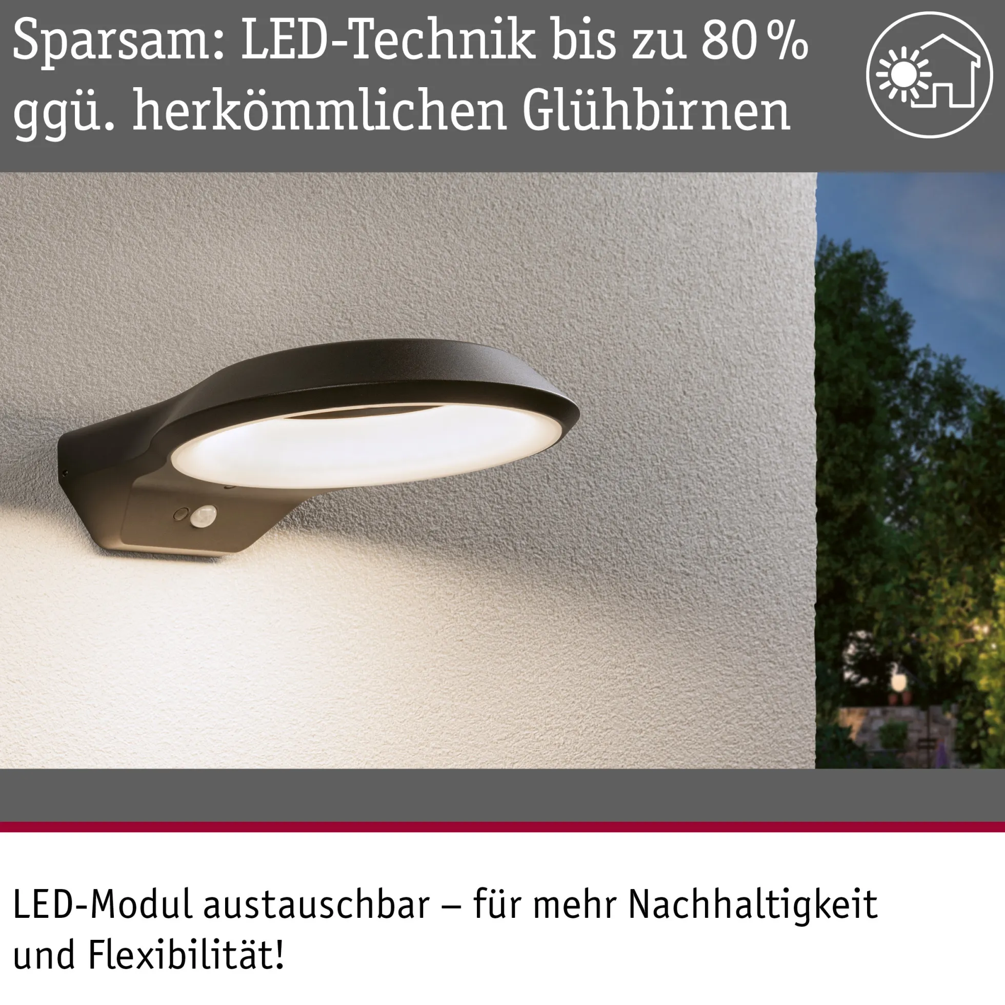 LED Außenwandleuchte - Anela