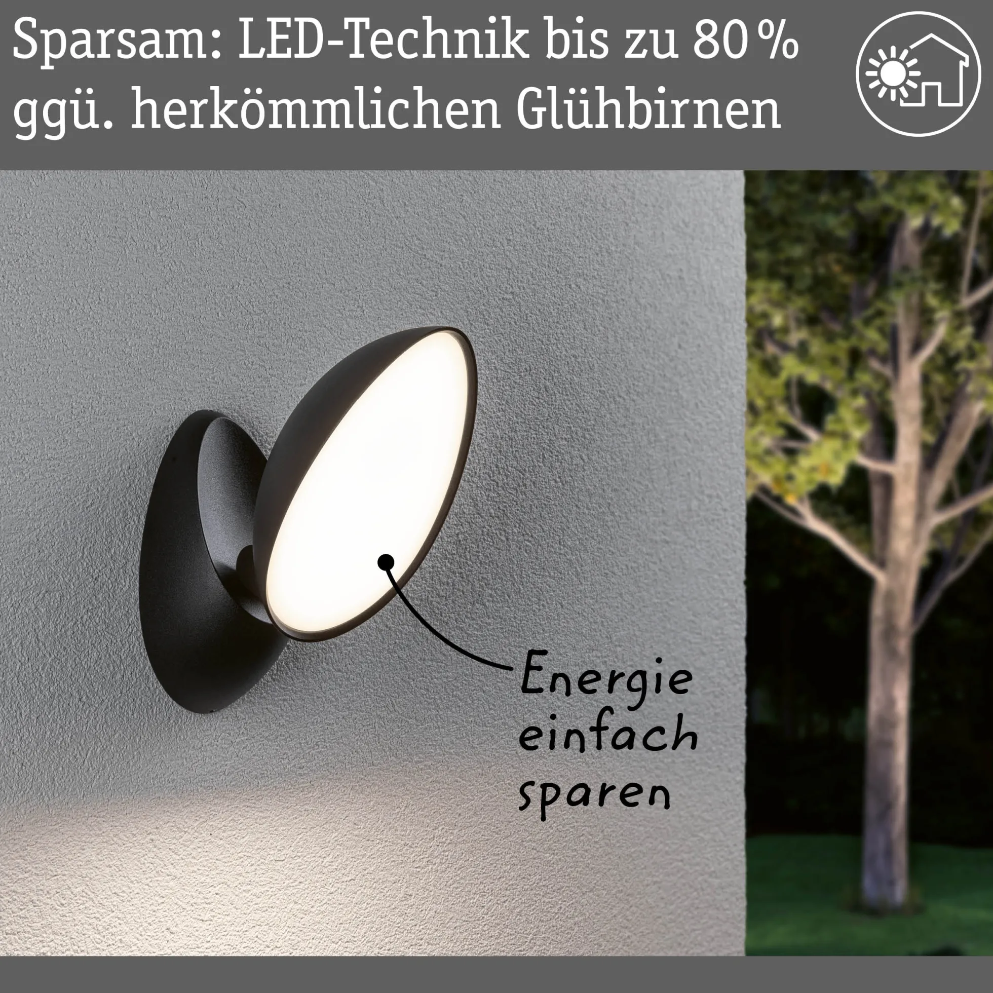 LED Außenwandleuchte - Batona